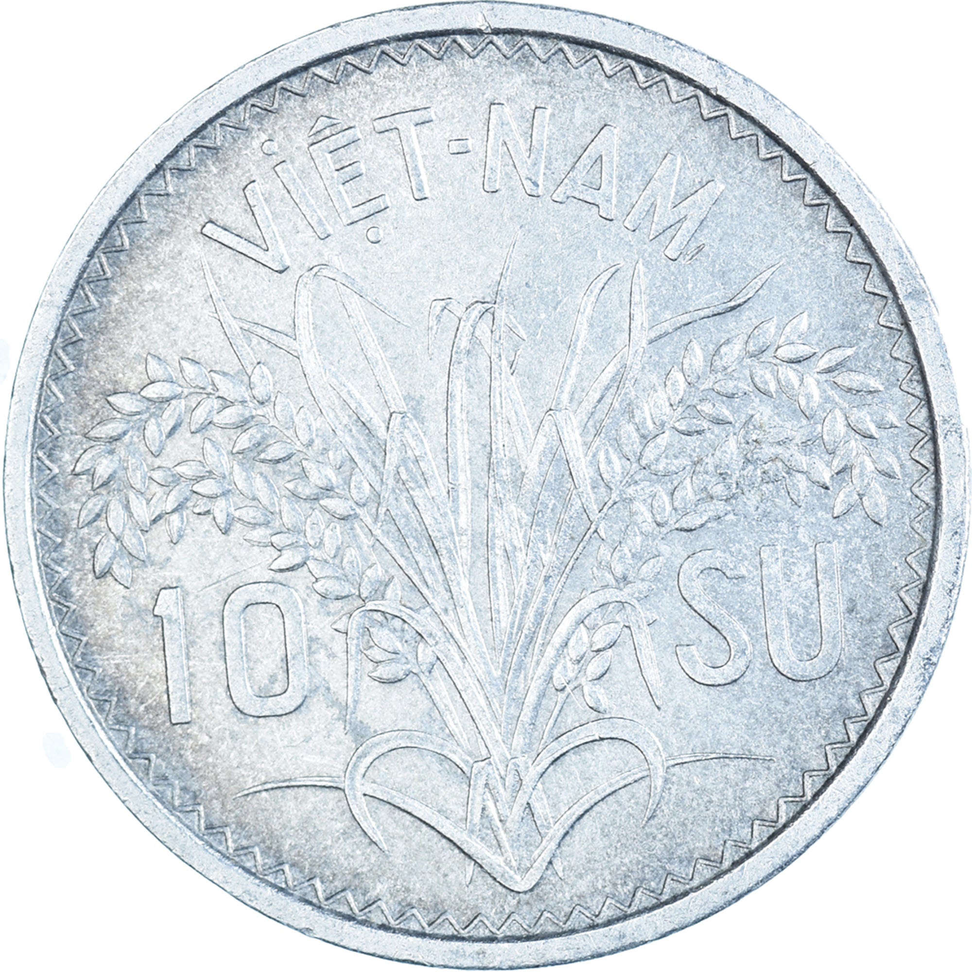 Coin, Viet Nam, 10 Su, 1953