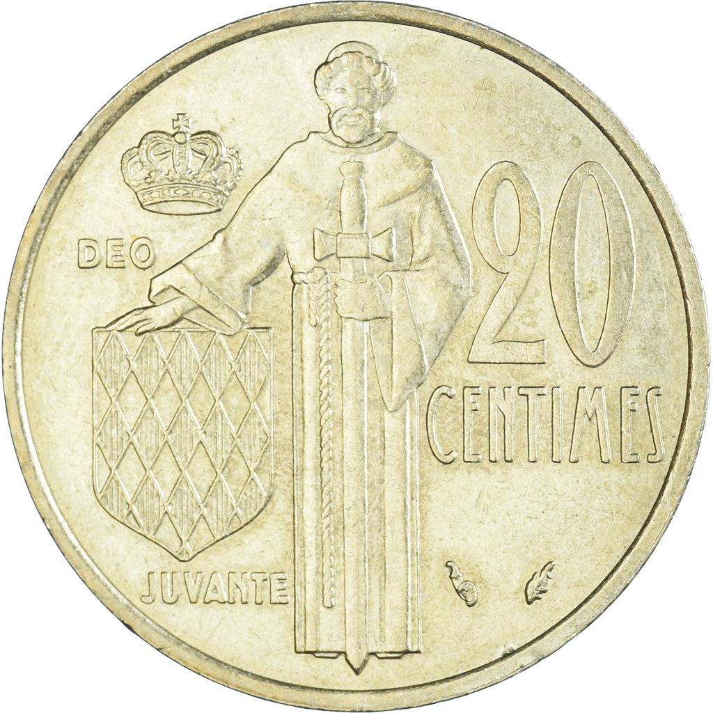 Münze, Monaco, 20 Centimes, 1975