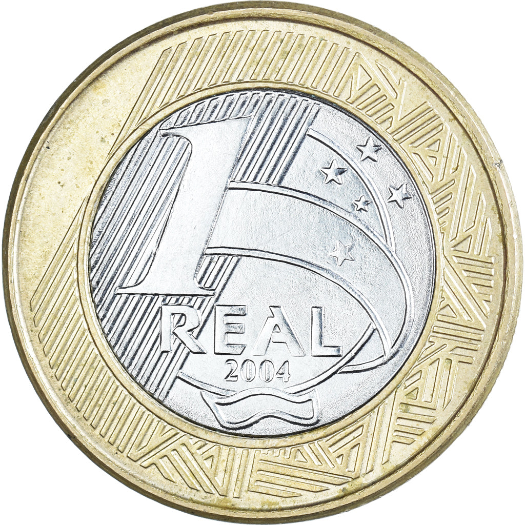 Coin, Brazil, Real, 2004