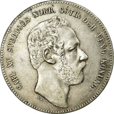 Moneta, Szwecja, Carl XV Adolf, Riksdaler Specie, 4 Riksdaler Riksmynt, 1871