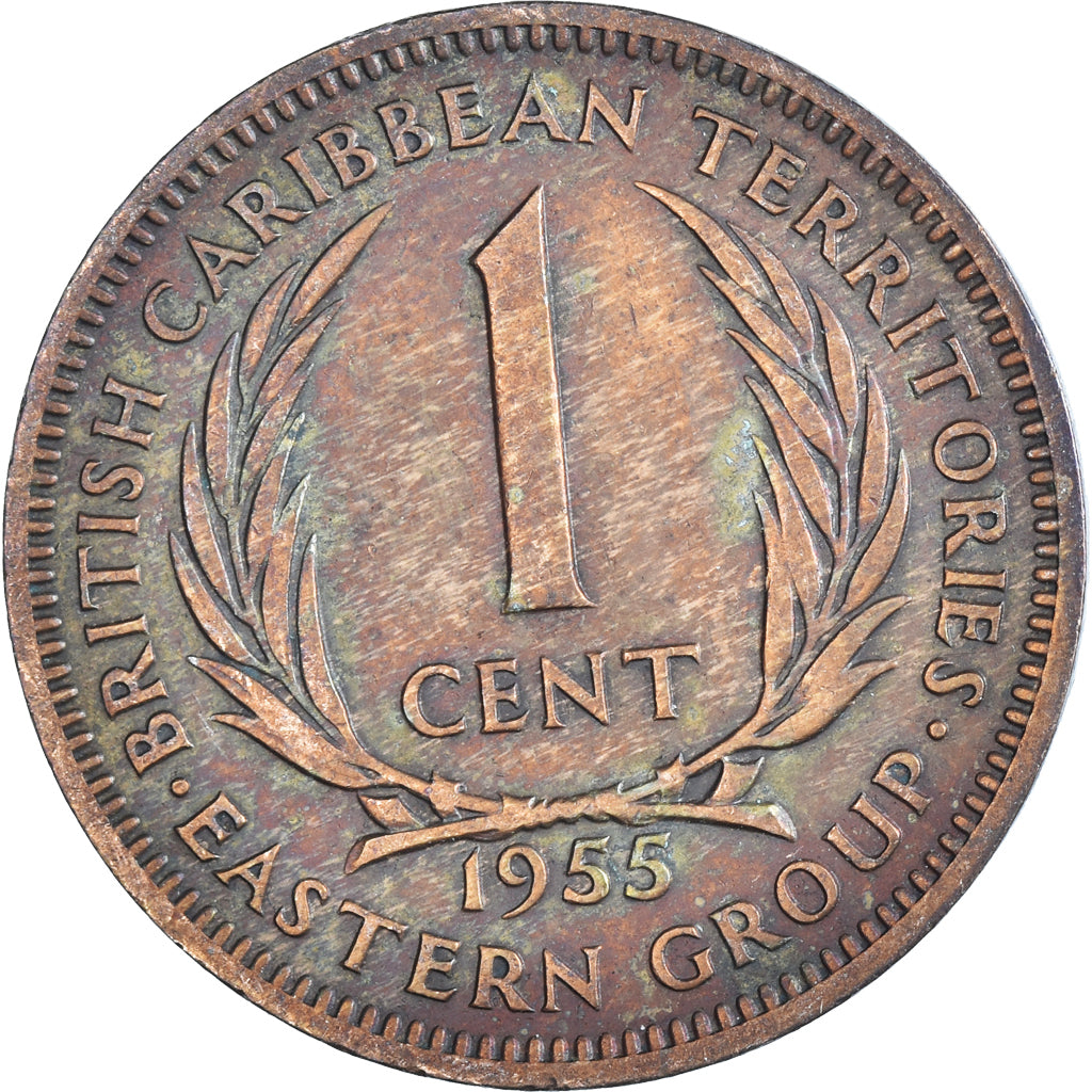 Münze, British Caribbean Territories, Cent, 1955