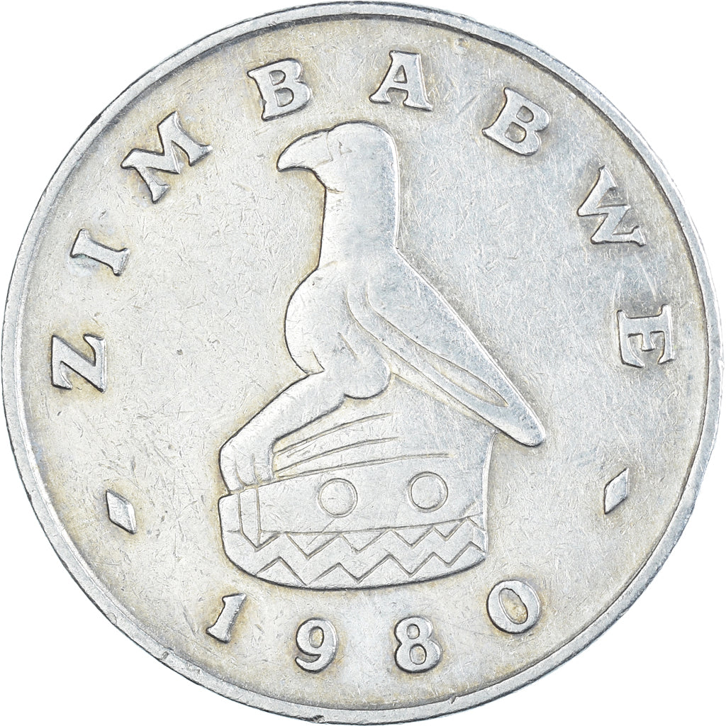 Moneta, Zimbabwe, 50 Cents, 1980