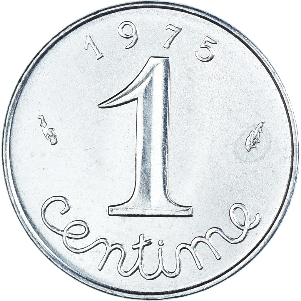 Coin, France, Centime, 1975