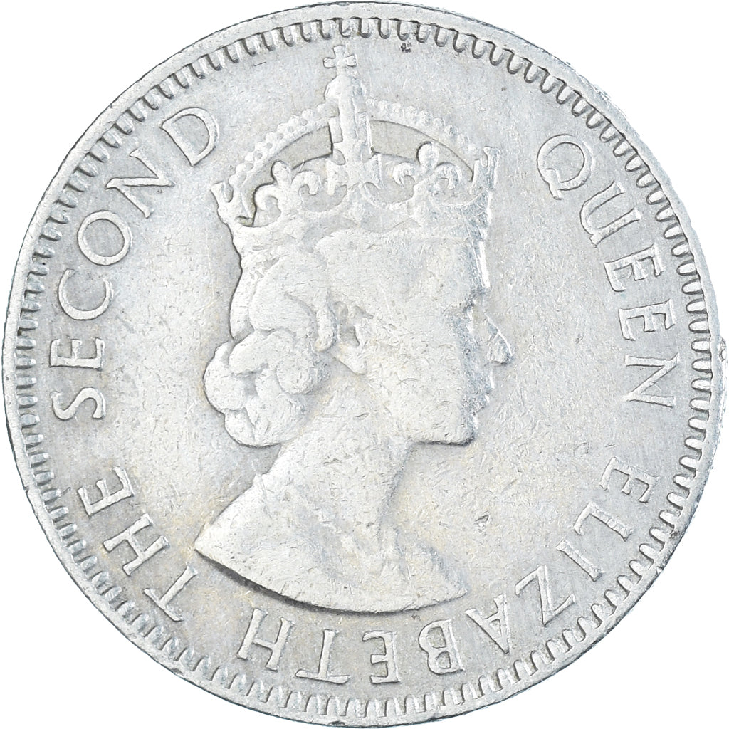 Coin, Mauritius, 1/4 Rupee, 1960