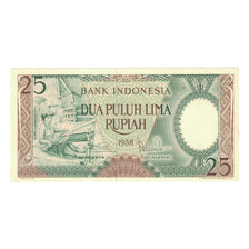 Banconote, Indonesia, 25 Rupiah, 1958, KM:57, SPL