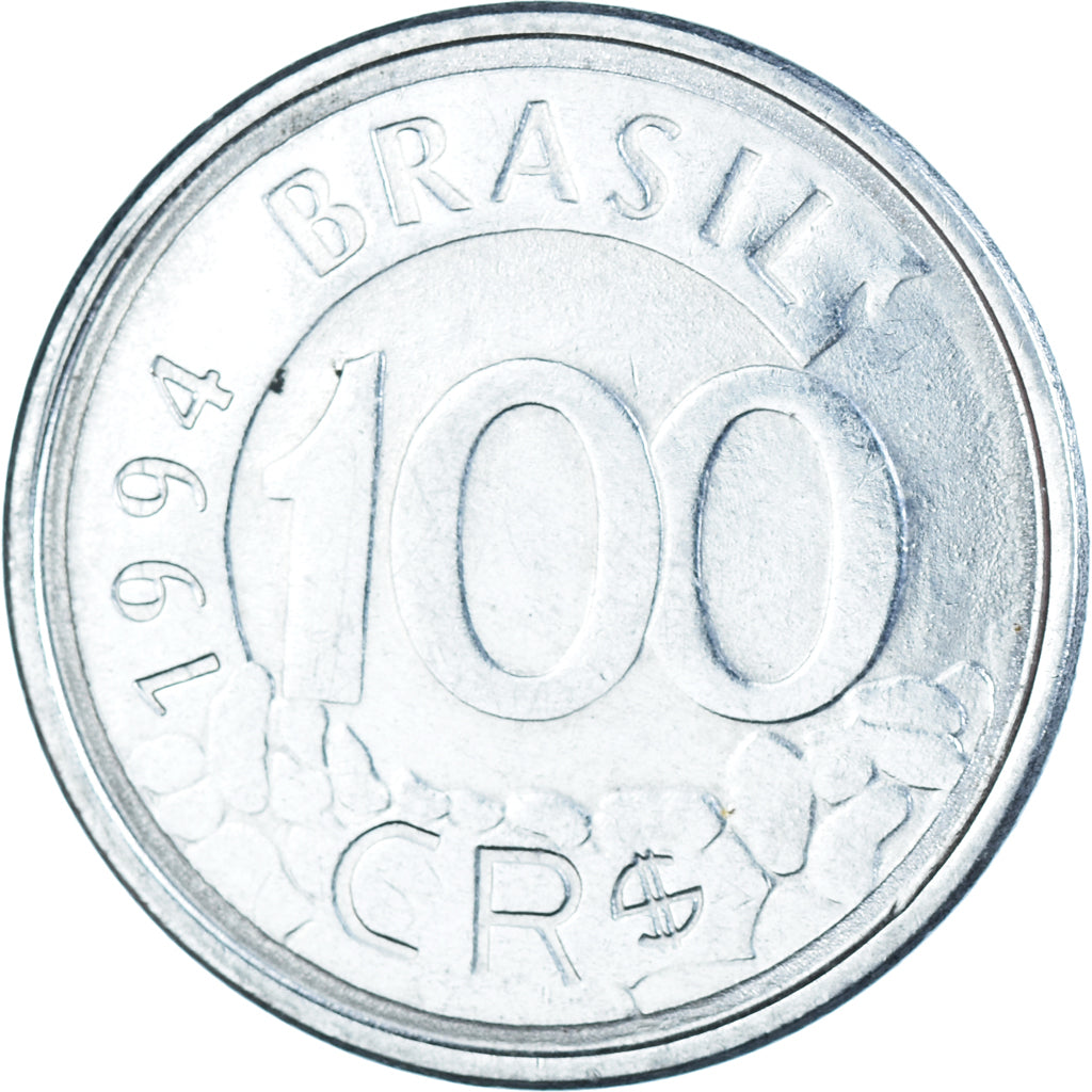 Münze, Brasilien, 100 Cruzeiros Reais, 1994