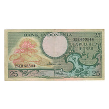 Banknote, Indonesia, 25 Rupiah, 1959, 1959-01-01, KM:67a, EF(40-45)