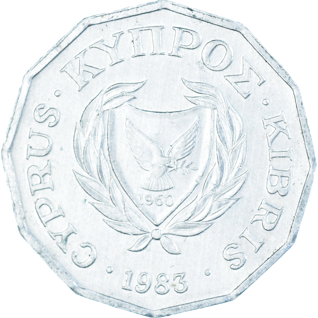 Coin, Cyprus, 1/2 Cent, 1983