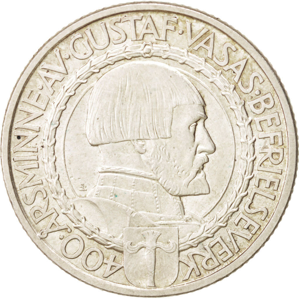 Sweden 2 Kronor 1921 KM:799 AU(55-58) Silver 31