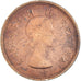 Moneta, Sudafrica, 1/4 Penny, Farthing, 1955