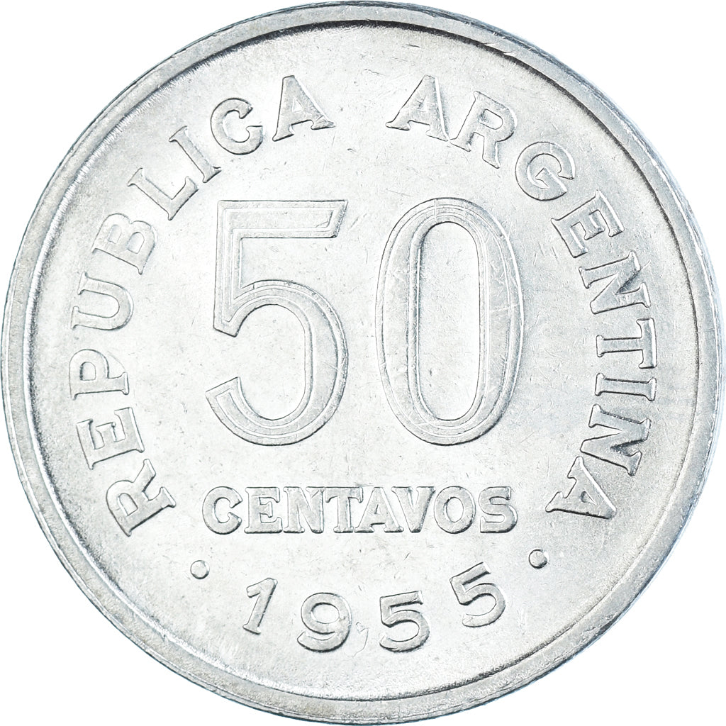 Moneda, Argentina, 50 Centavos, 1955