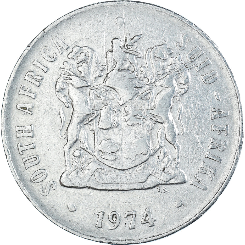 Moneda, Sudáfrica, 50 Cents, 1974