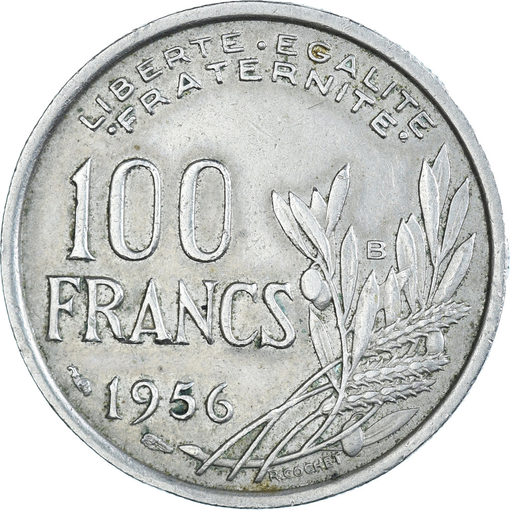 Coin, France, 100 Francs, 1956