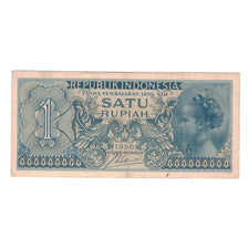 Banknote, Indonesia, 1 Rupiah, 1956, KM:74, EF(40-45)