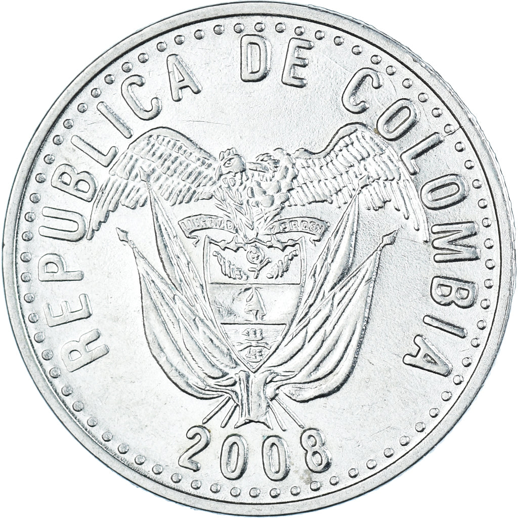 Moeda, Colômbia, 50 Pesos, 2008