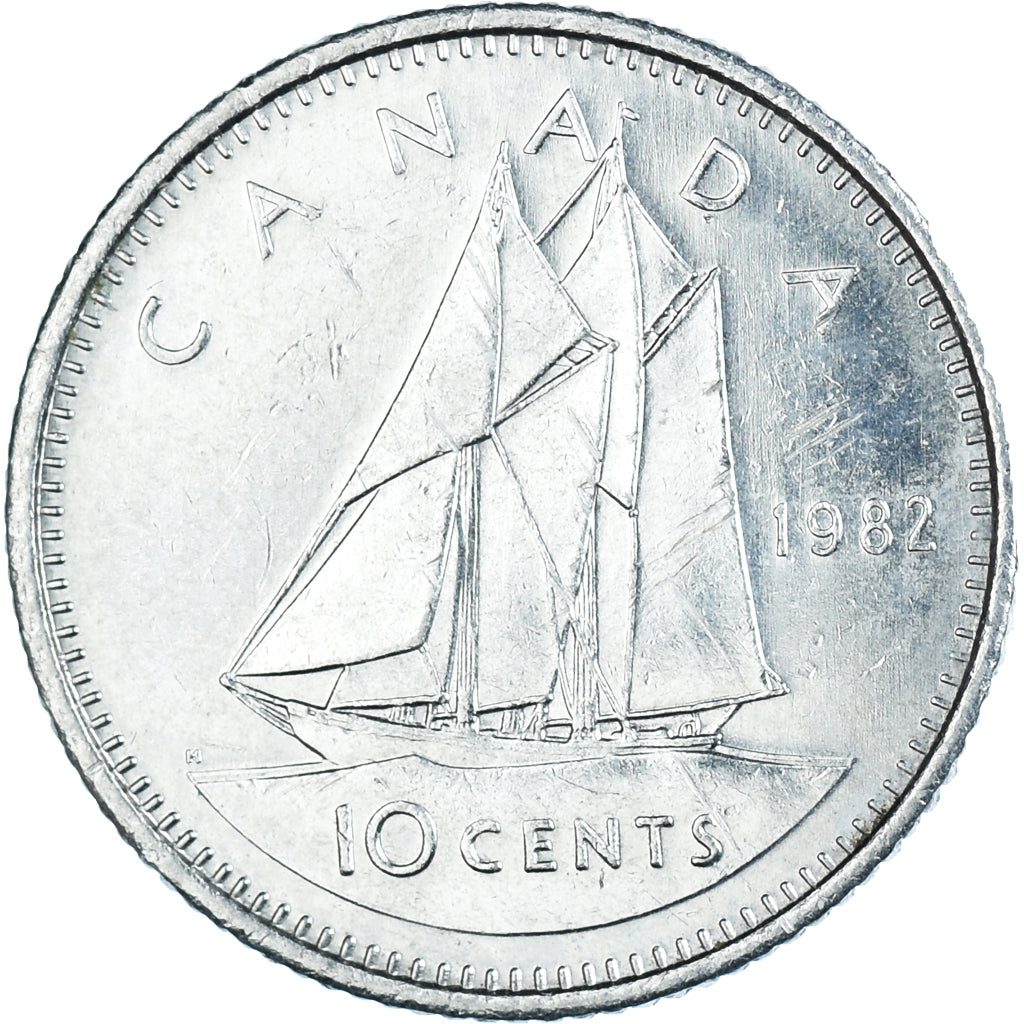Moneta, Canada, 10 Cents, 1982