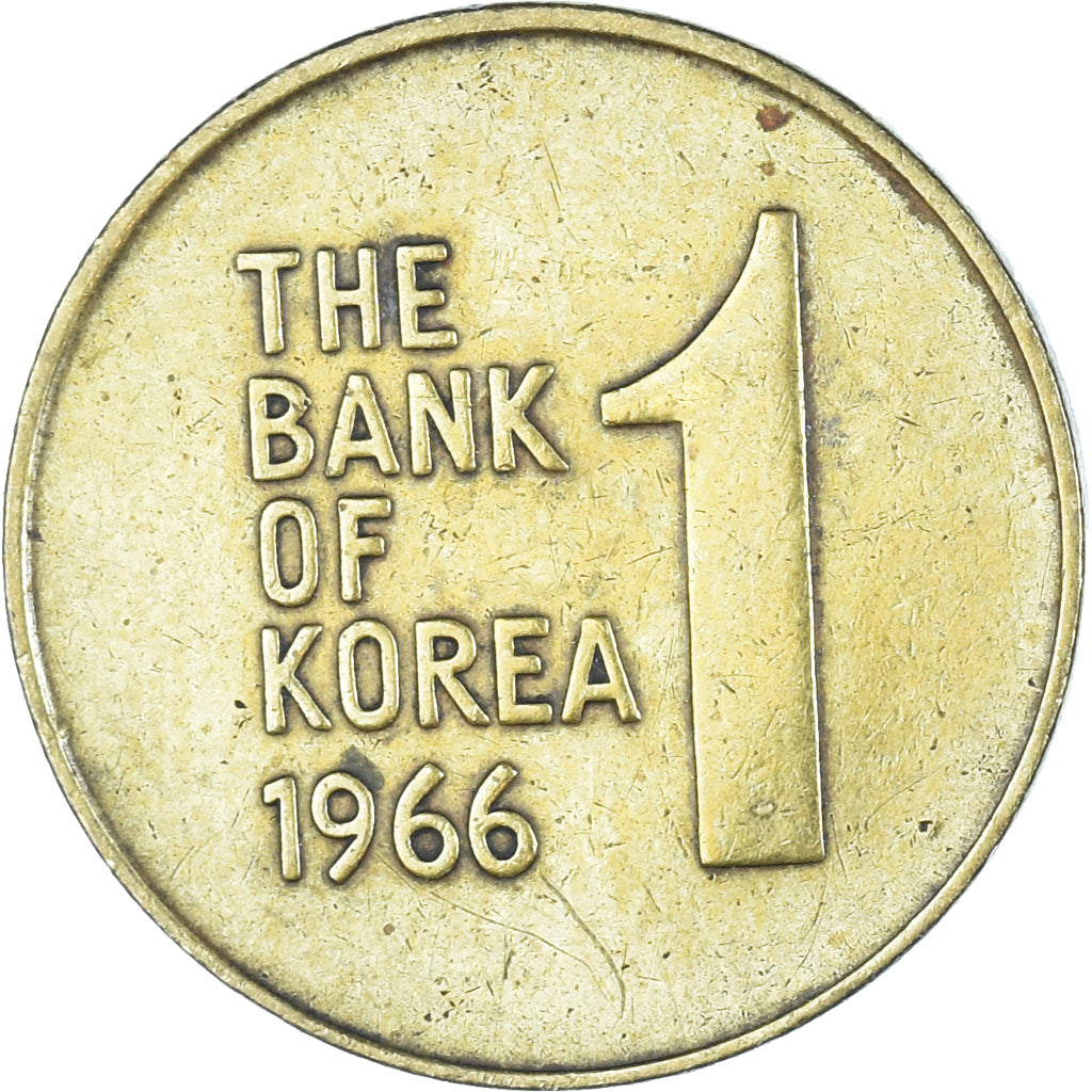 Coin, Korea, Won, 1966