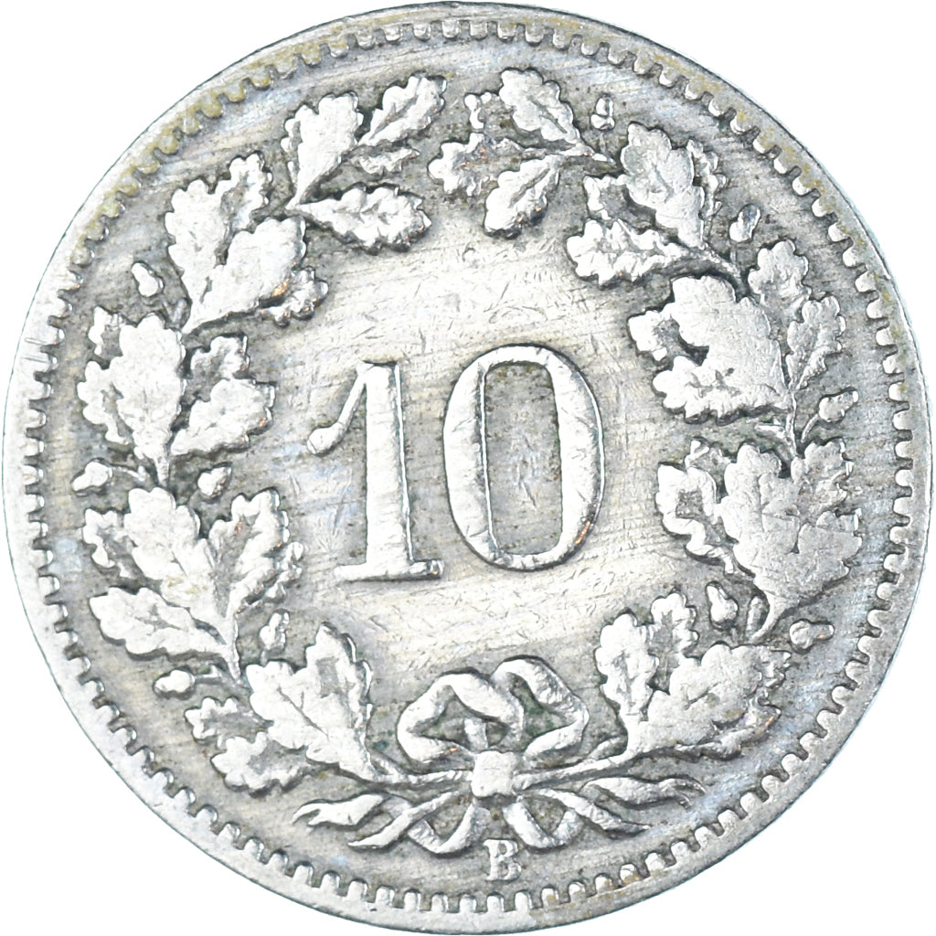 Moneda, Suiza, 10 Rappen, 1904