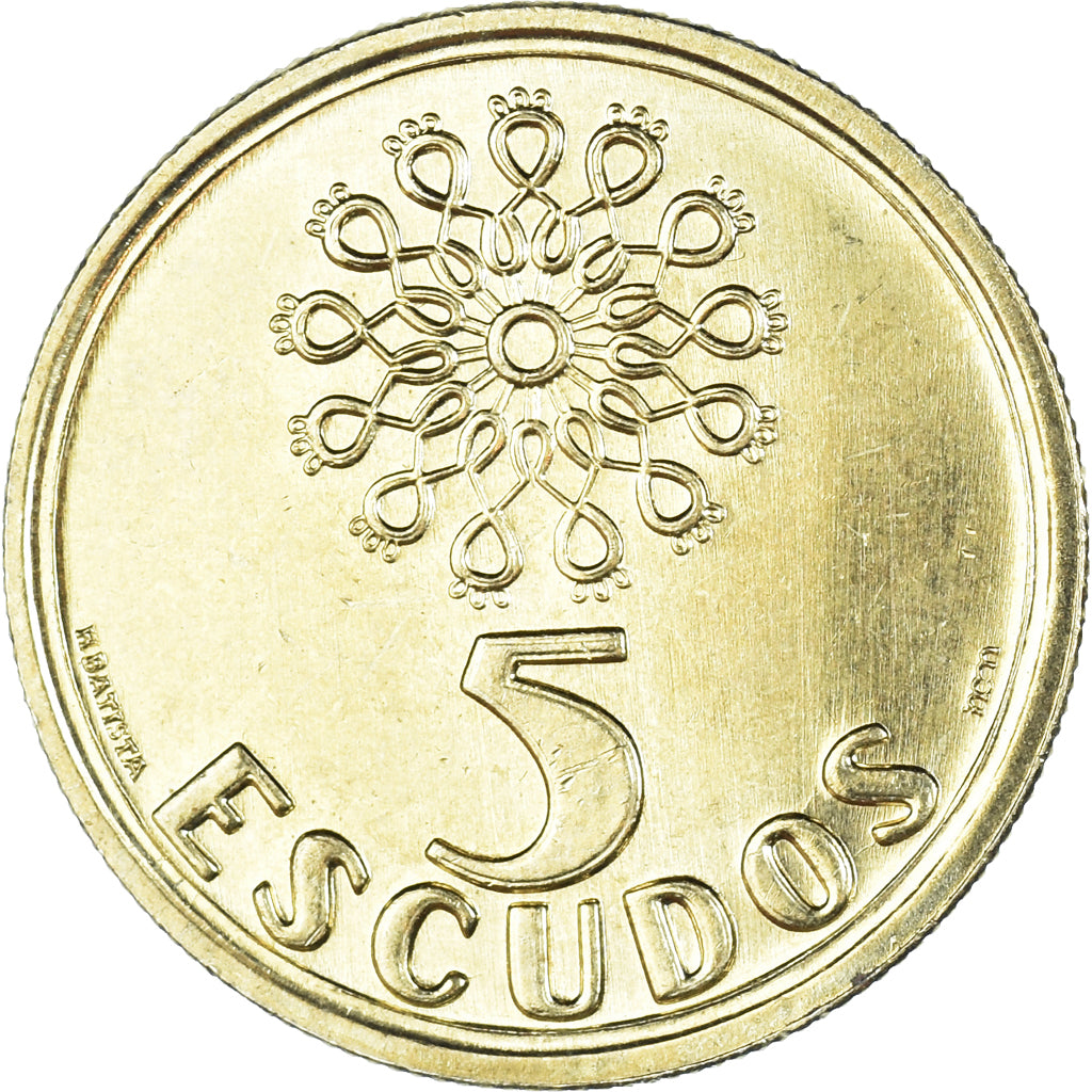 Moneda, Portugal, 5 Escudos, 2000