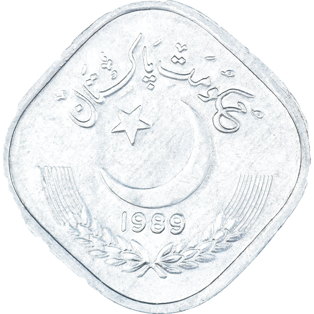 Moneta, Pakistan, 5 Paisa, 1989