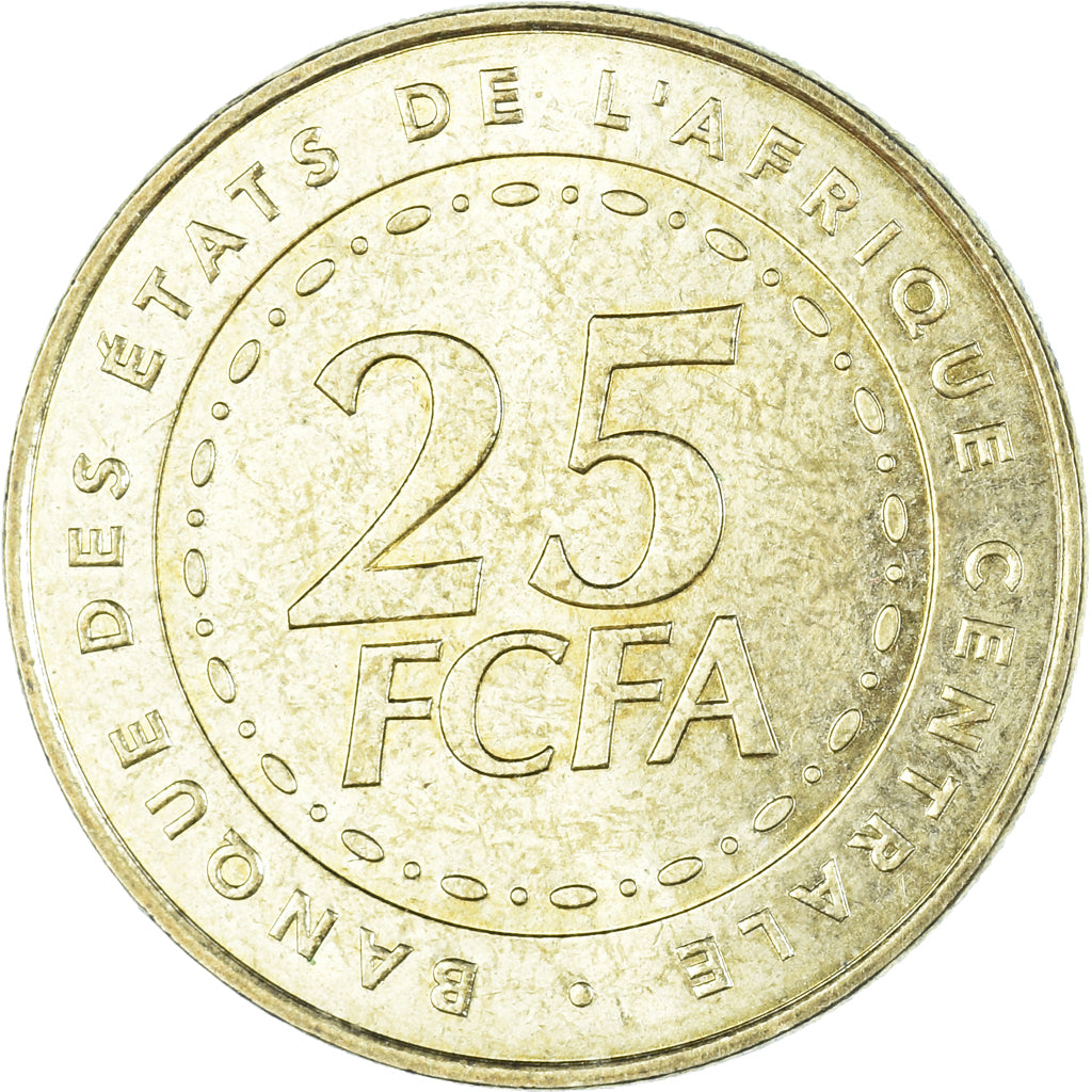 Monnaie, États de l'Afrique centrale, 25 Francs, 2006