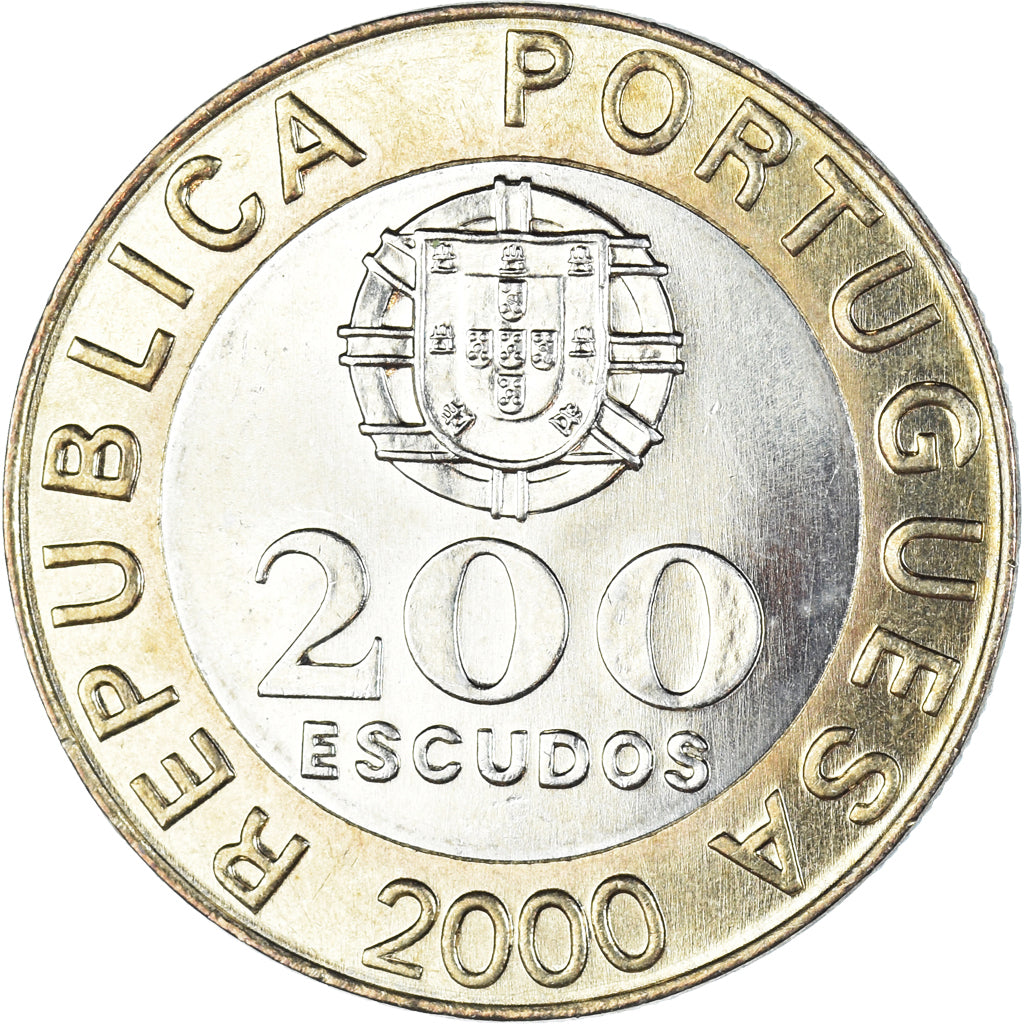 Coin, Portugal, 200 Escudos, 2000