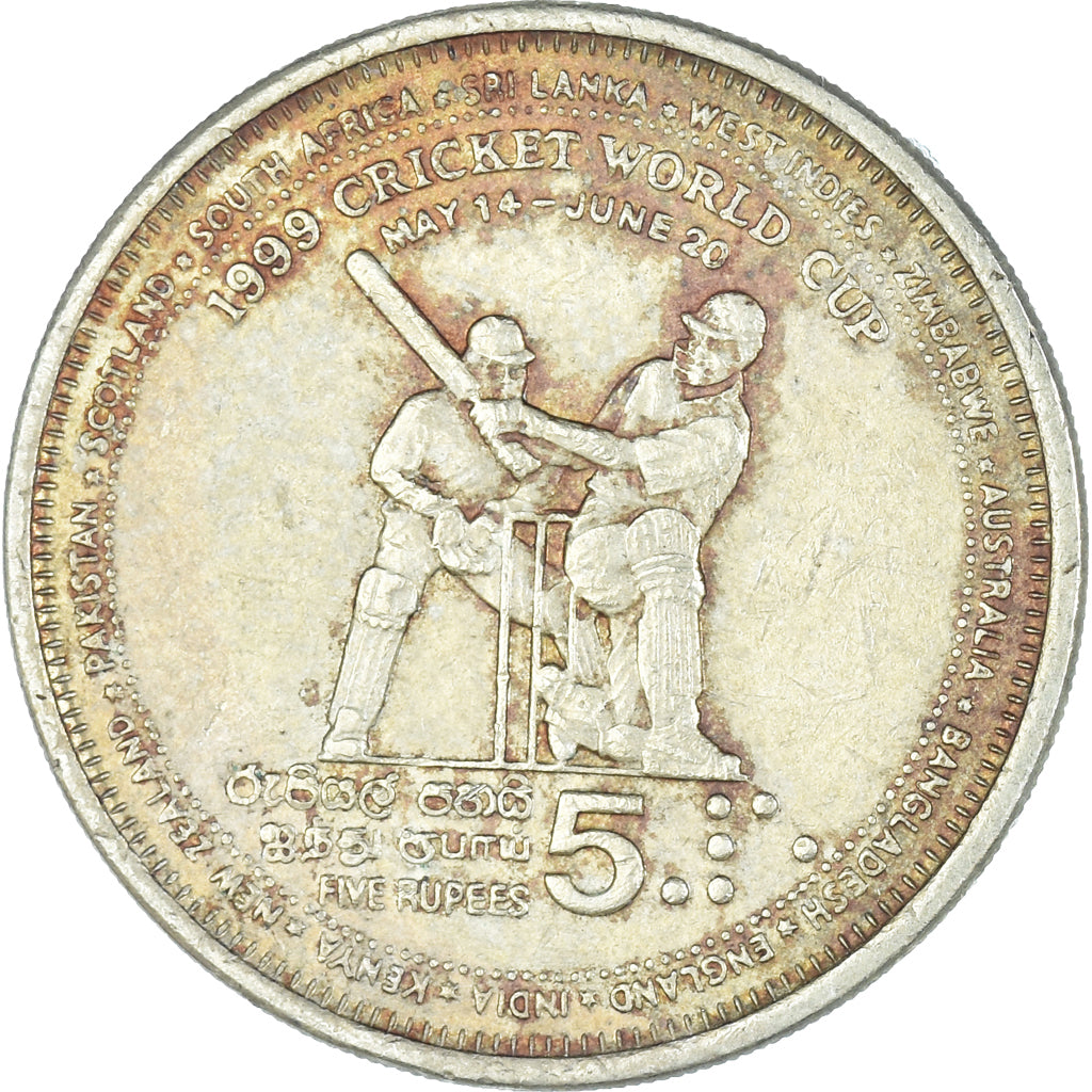 Monnaie, Sri Lanka, 5 Rupees, 1999