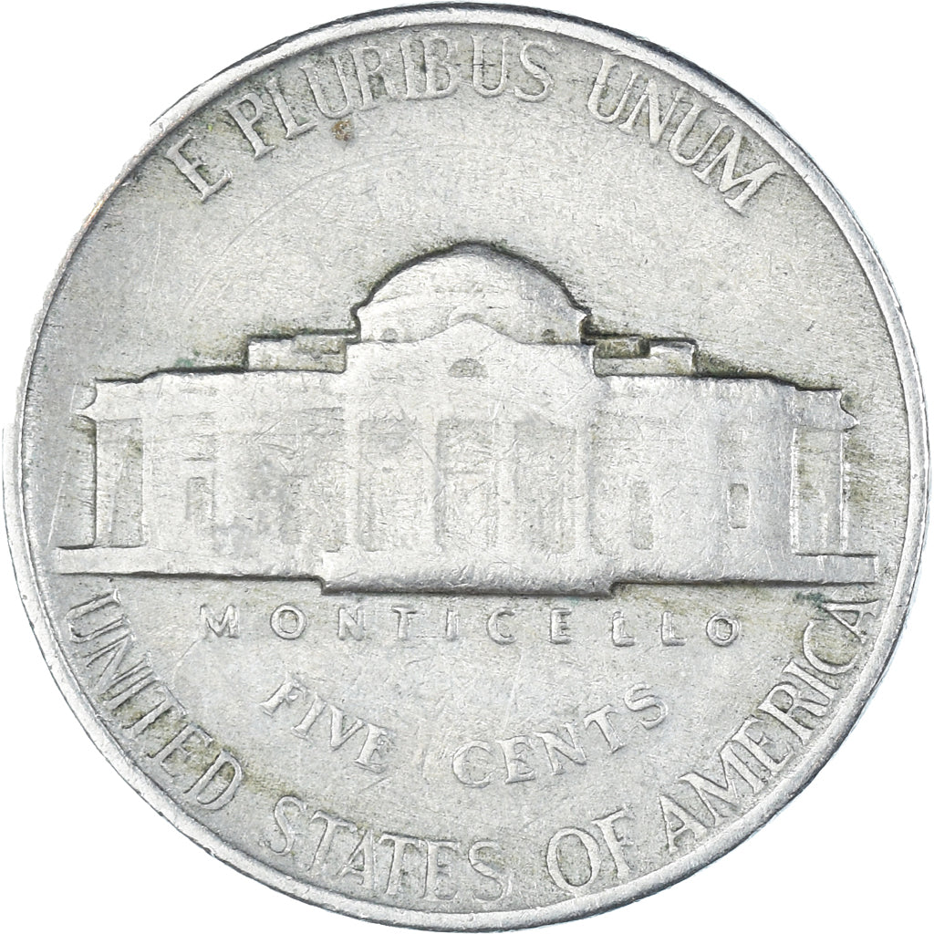 Monnaie, États-Unis, 5 Cents, 1947