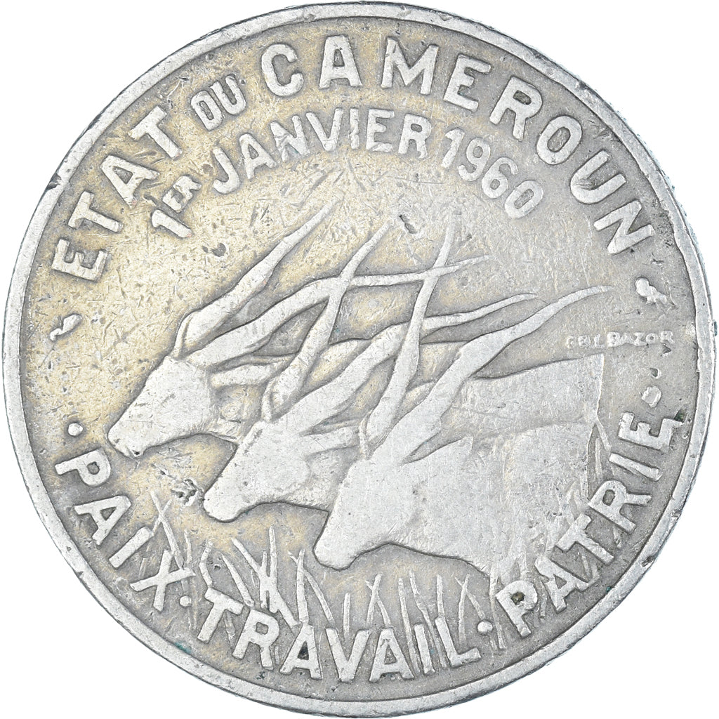 Münze, Kamerun, 50 Francs, 1960