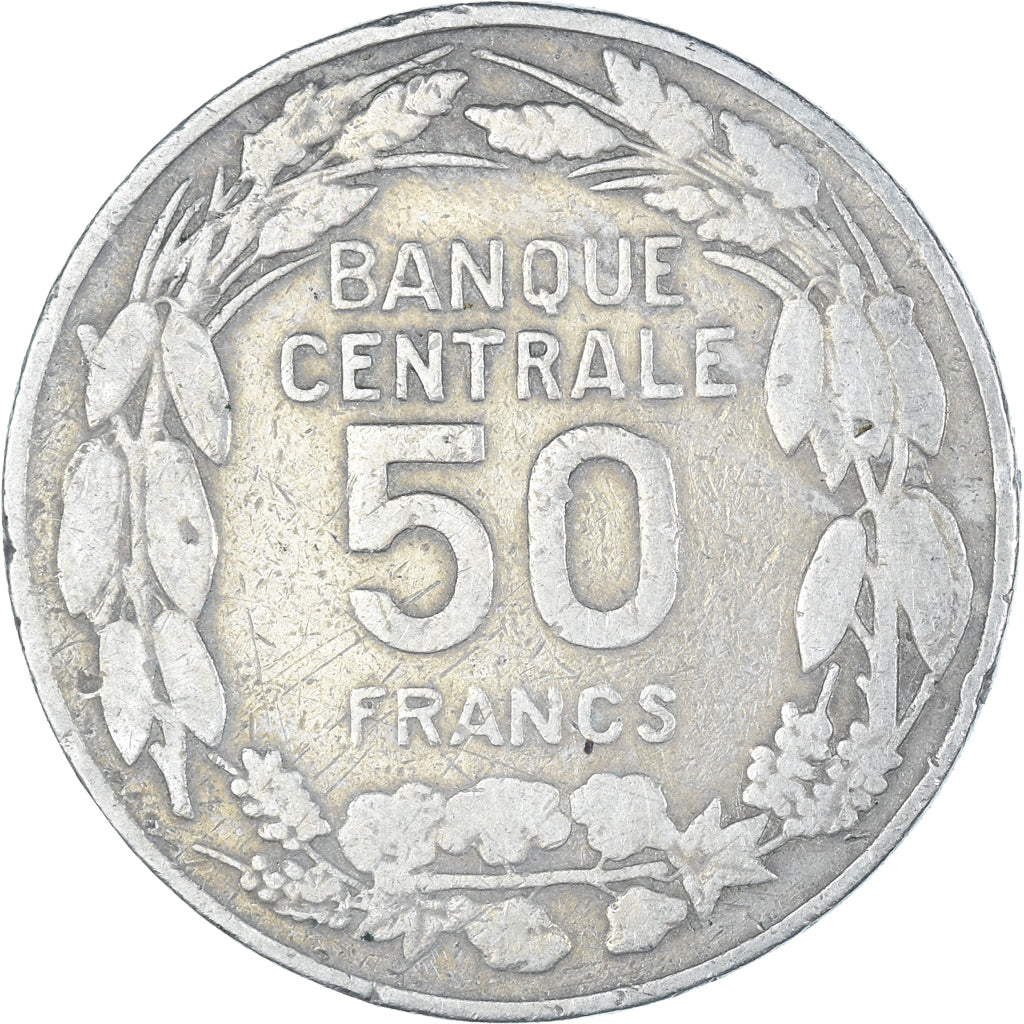 Münze, Kamerun, 50 Francs, 1960