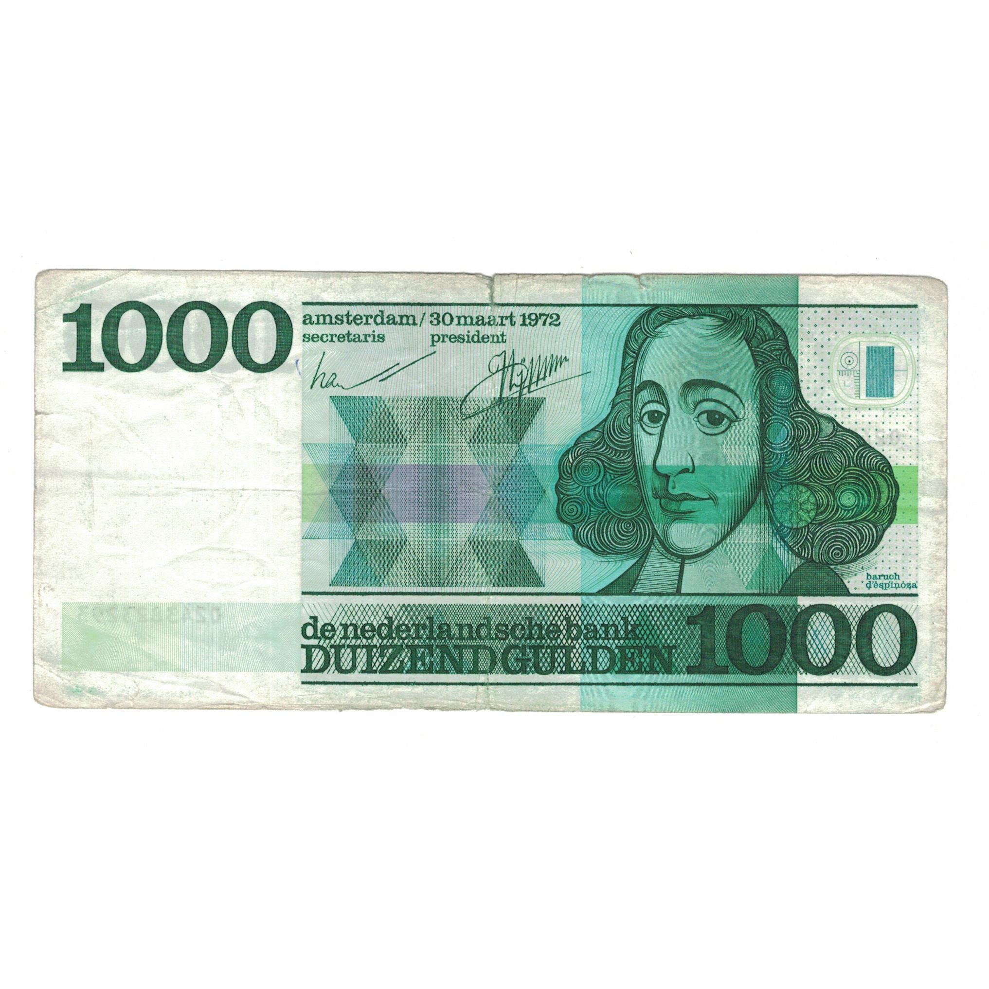 Banknote, Netherlands, 1000 Gulden, 1972, 1972-03-30, KM:94a, EF(40-45)