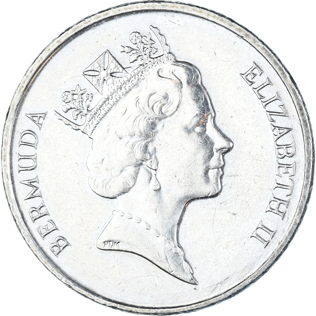 Coin, Bermuda, 5 Cents, 1997