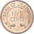Monnaie, Ouganda, 5 Cents, 1966