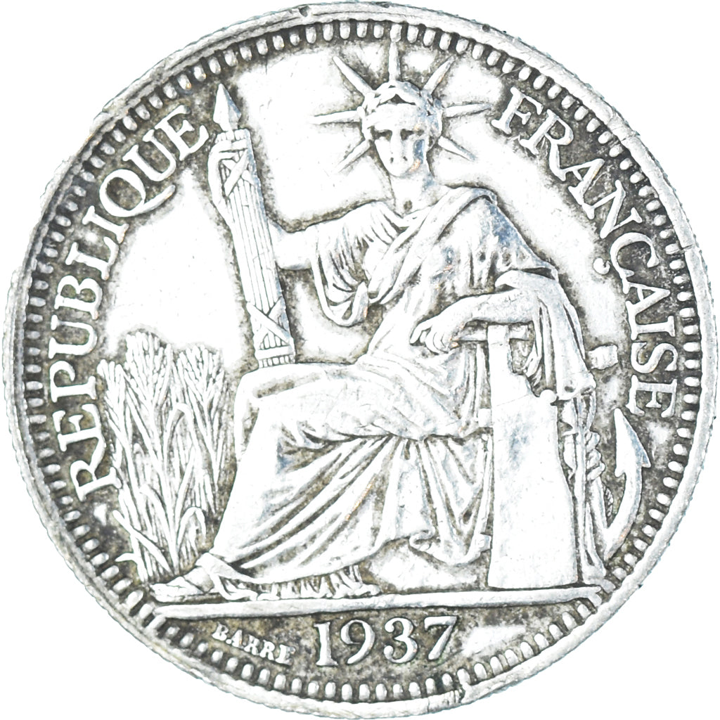 Coin, FRENCH INDO-CHINA, 10 Cents, 1937