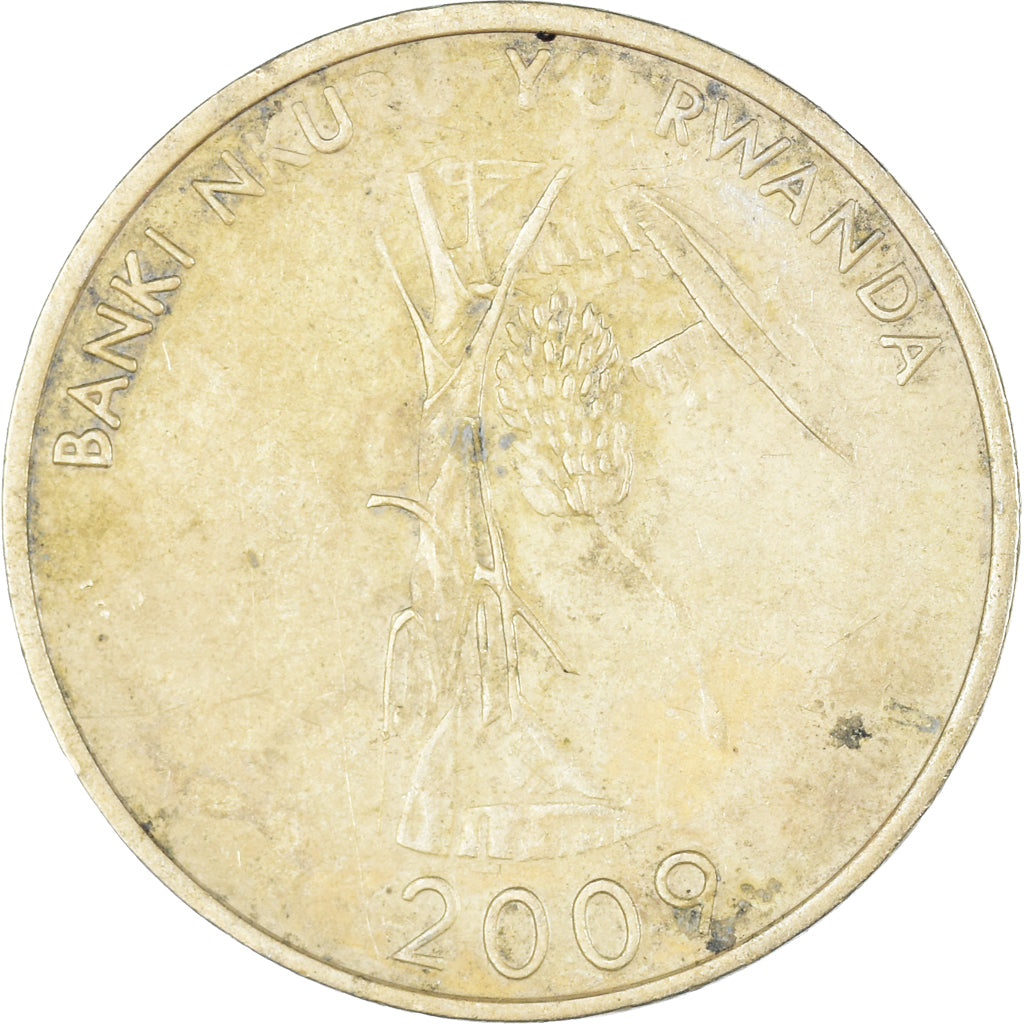 Moneta, Ruanda, 10 Francs, 2009