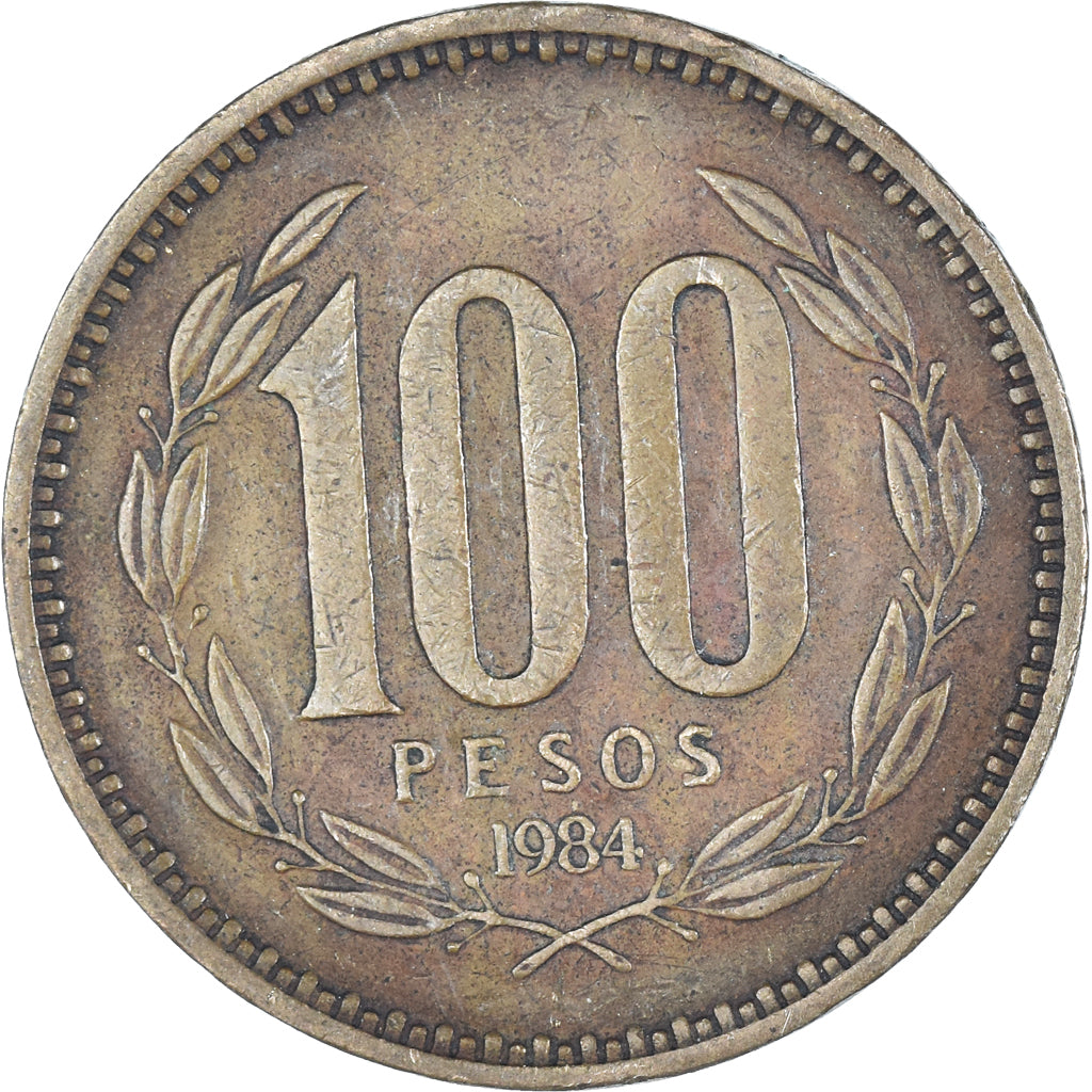 Moneta, Cile, 100 Pesos, 1984