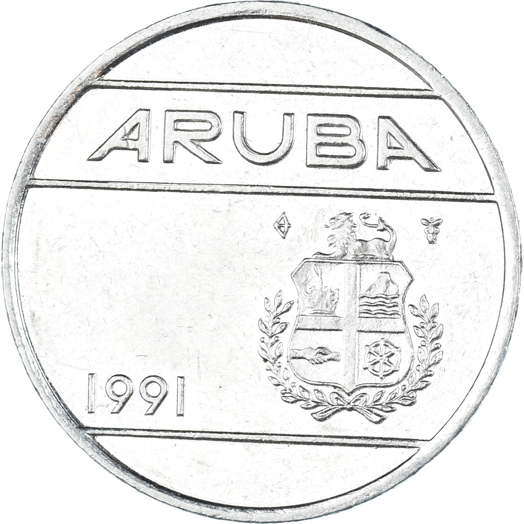 Münze, Aruba, 25 Cents, 1991
