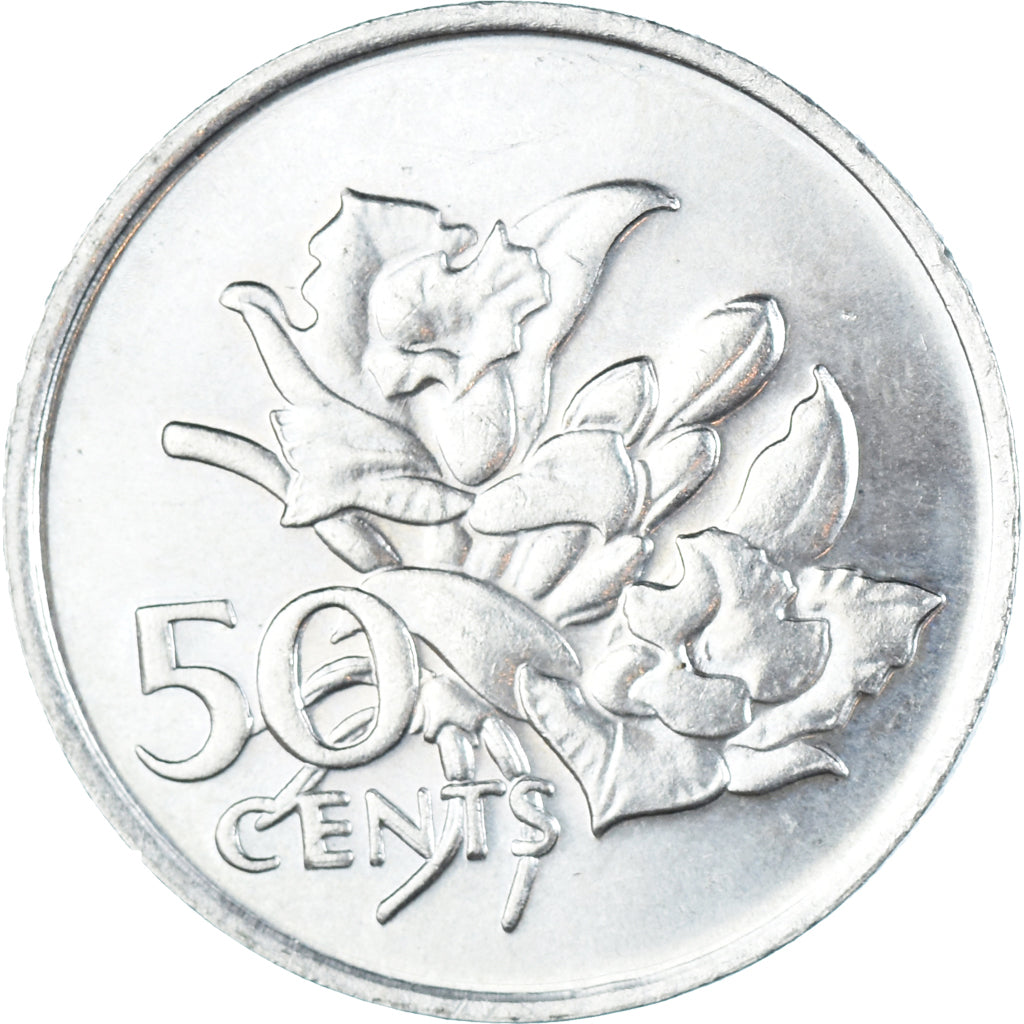 Coin, Seychelles, 50 Cents, 1977