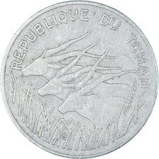 Monnaie, Tchad, 100 Francs, 1988