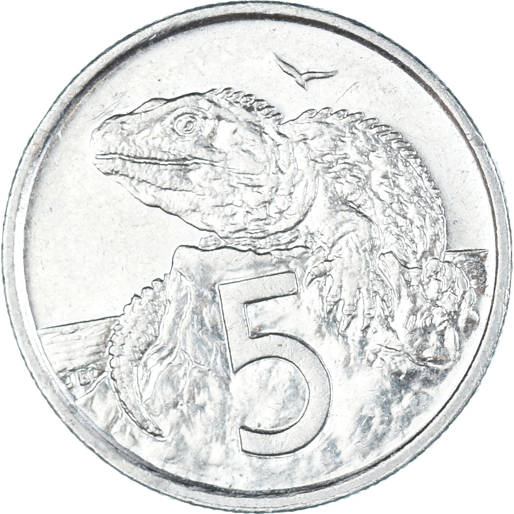 Monnaie, Nouvelle-Zélande, 5 Cents, 2001