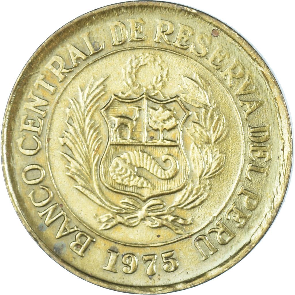 Monnaie, Pérou, 1/2 Sol, 1975