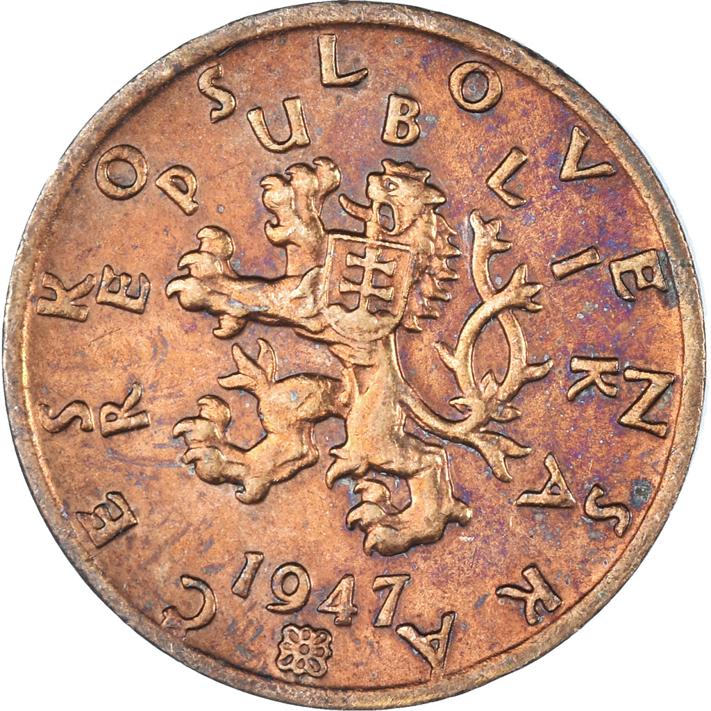 Coin, Czechoslovakia, 50 Korun, 1947