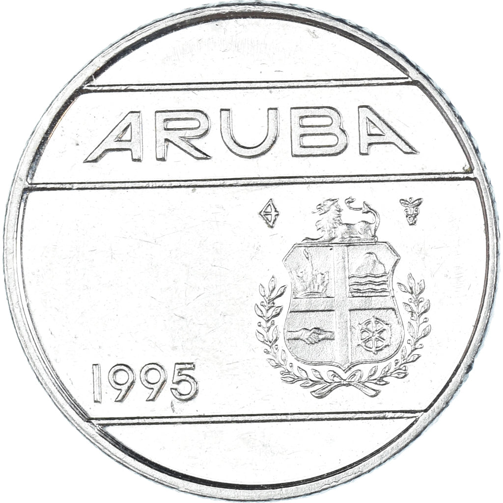 Moeda, Aruba, 10 Cents, 1995