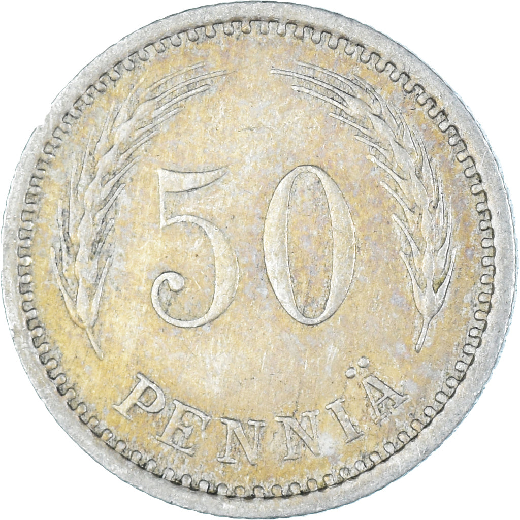 Munten, Finland, 50 Penniä, 1921
