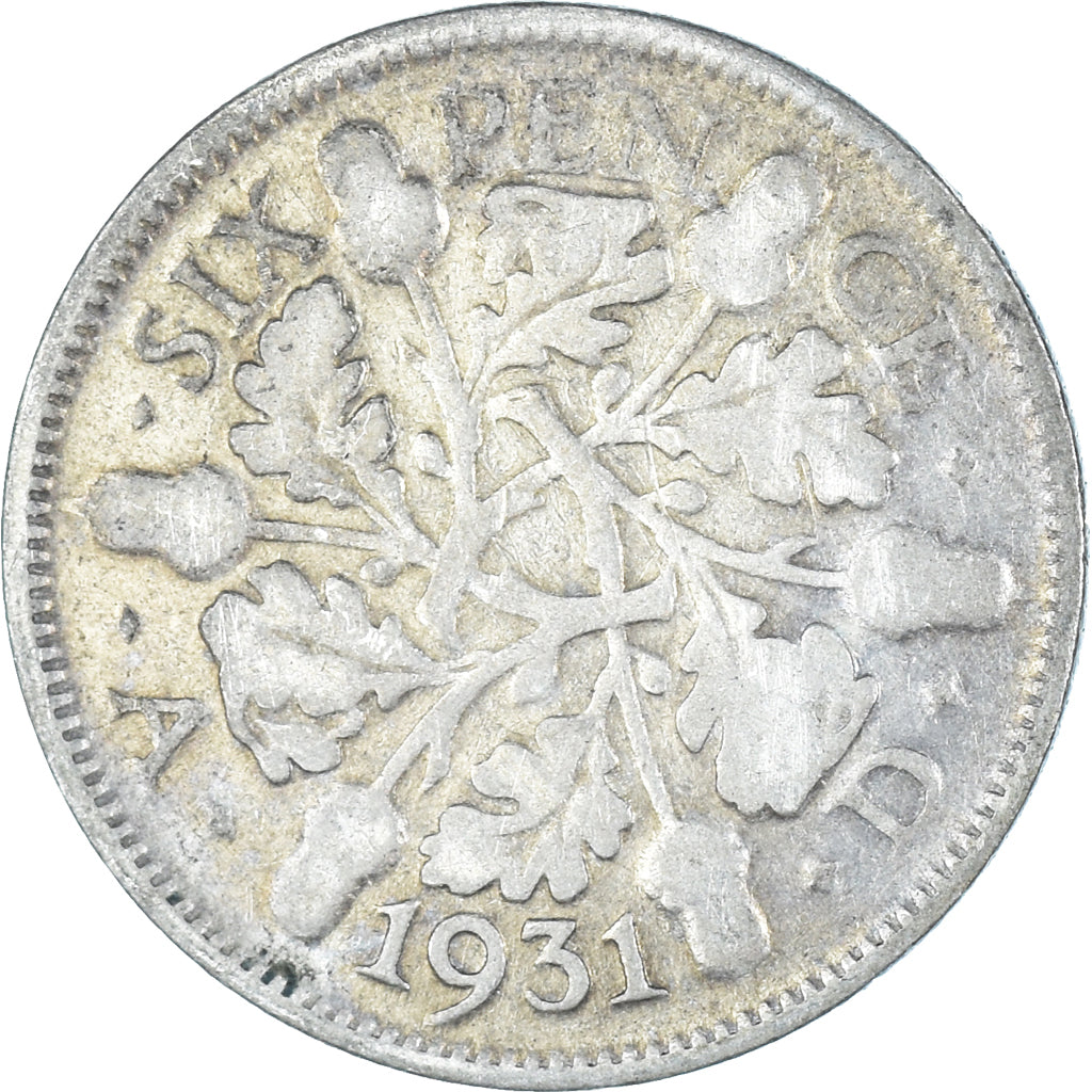 Munten, Groot Bretagne, 6 Pence, 1931