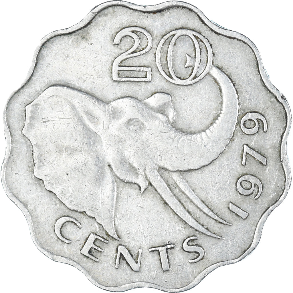 Monnaie, Eswatini, 20 Cents, 1979