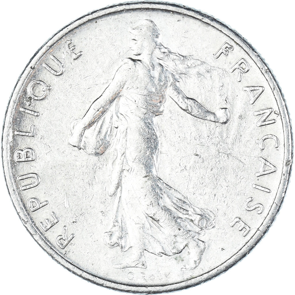 Münze, Frankreich, 1/2 Franc, 1973