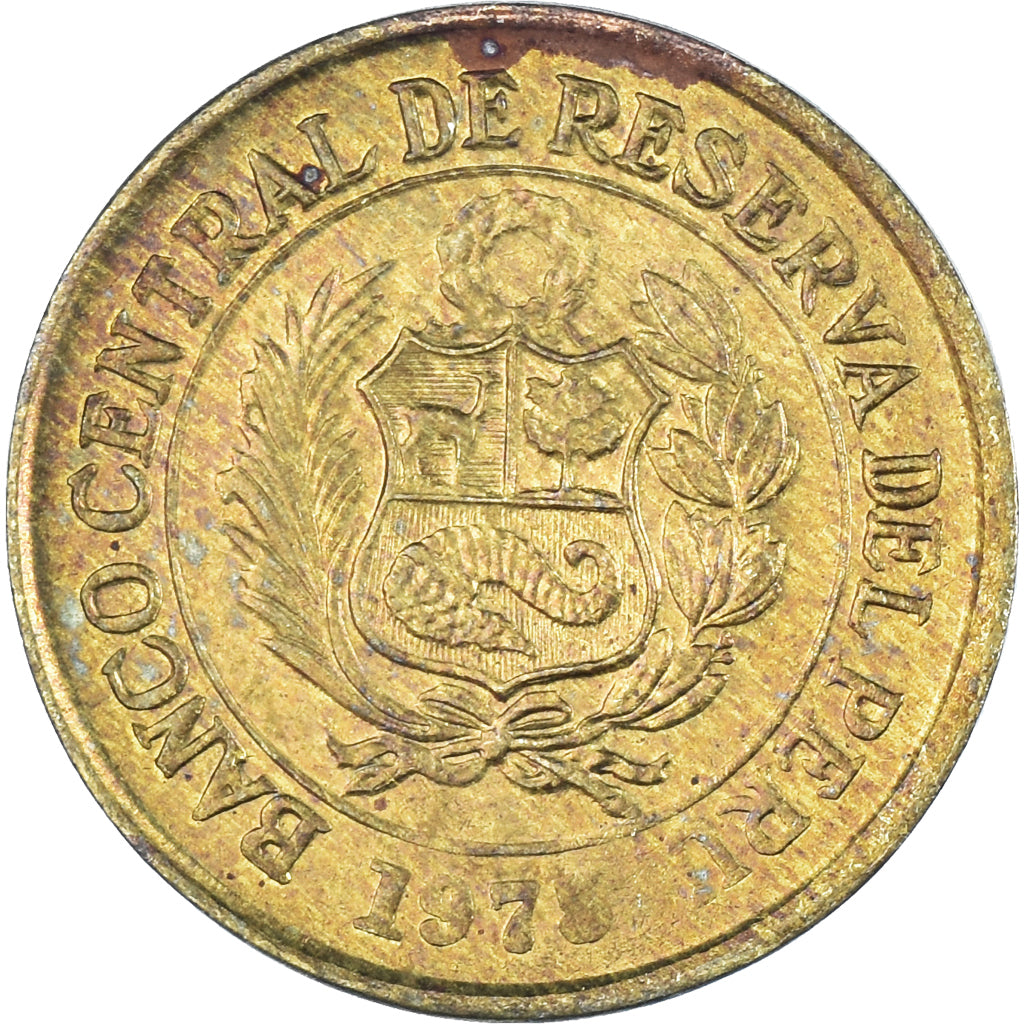 Moeda, Peru, 10 Centavos, 1975