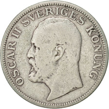 Sweden Krona 1907 KM:772 VF(20-25) Silver 25