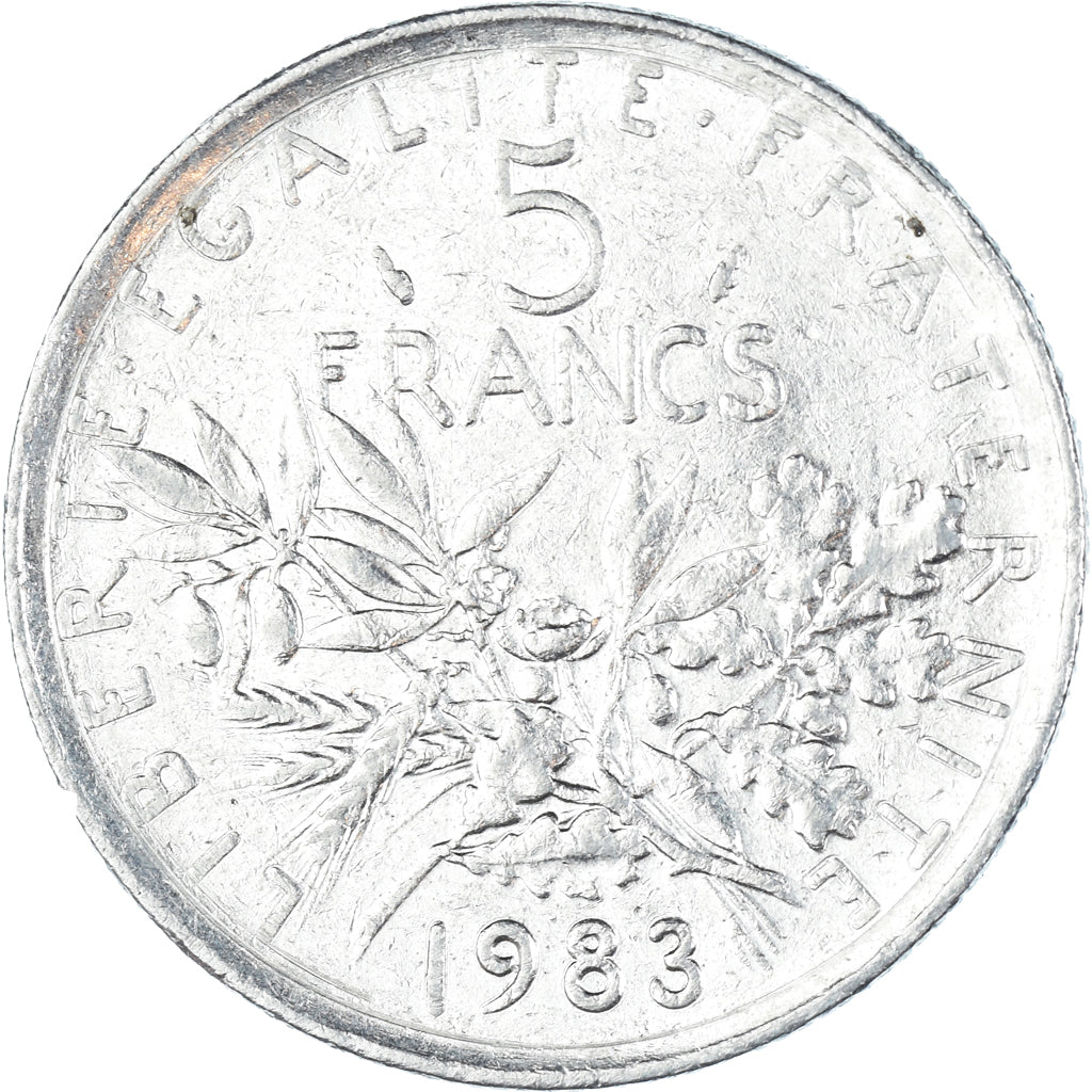 Coin, France, 5 Francs, 1983